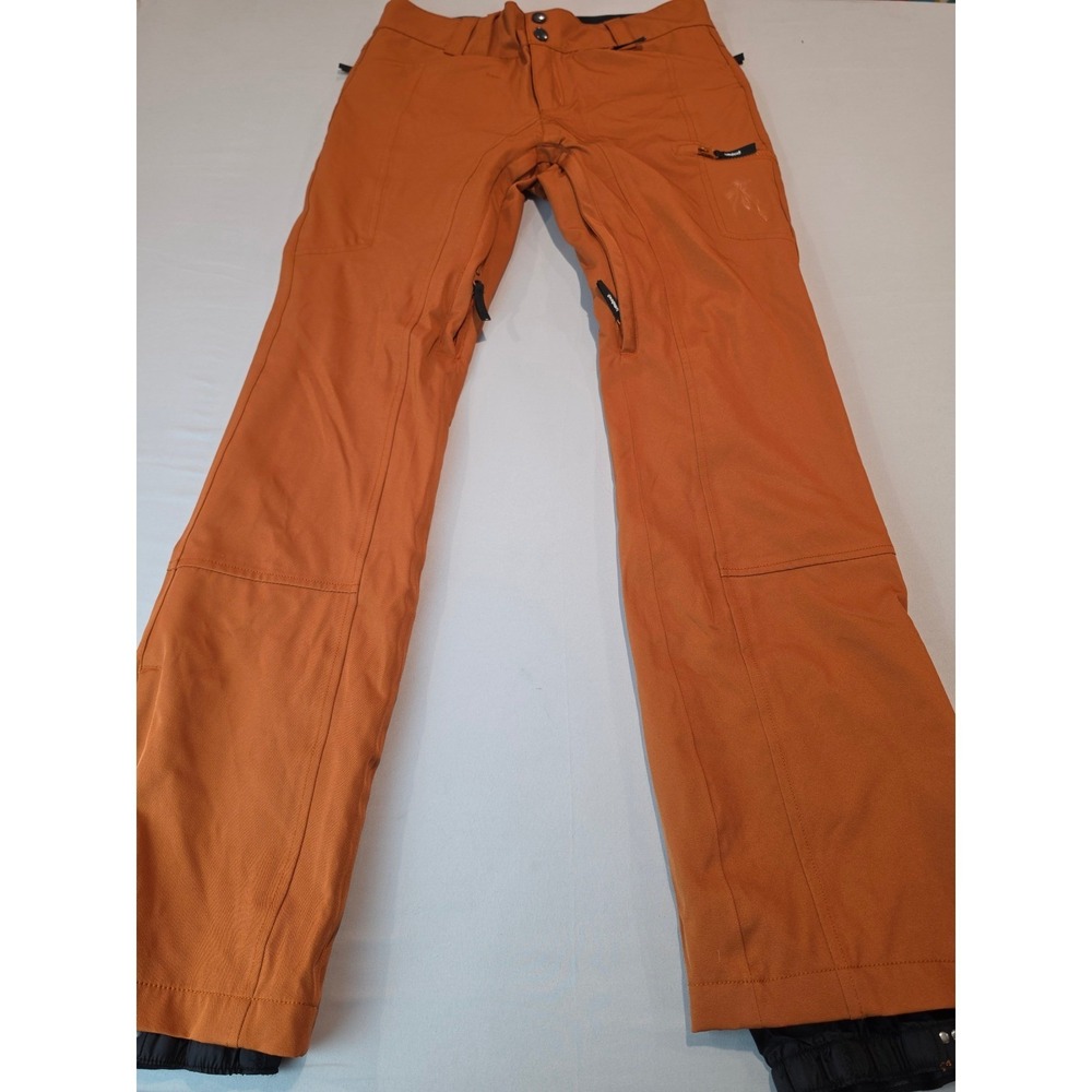Tomahawk International Mens Snowboard Ski Pants Orange Size L Vented Technical